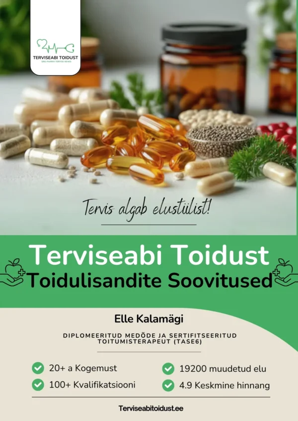 Terviseabi Toidust Toidulisandite Soovitused