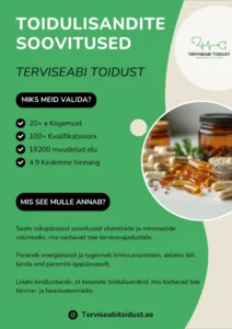 Terviseabi Toidust Toidulisandite Soovitused