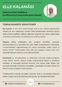 Terviseabi Toidust Toidulisandite Soovitused