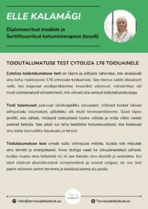 Terviseabi Toidust Toidutalumatuse Test Cytoliza 176 Toiduainele