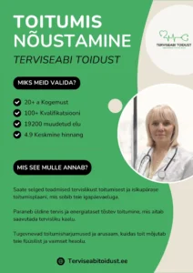 Terviseabi Toidust Toitumisnõustamine